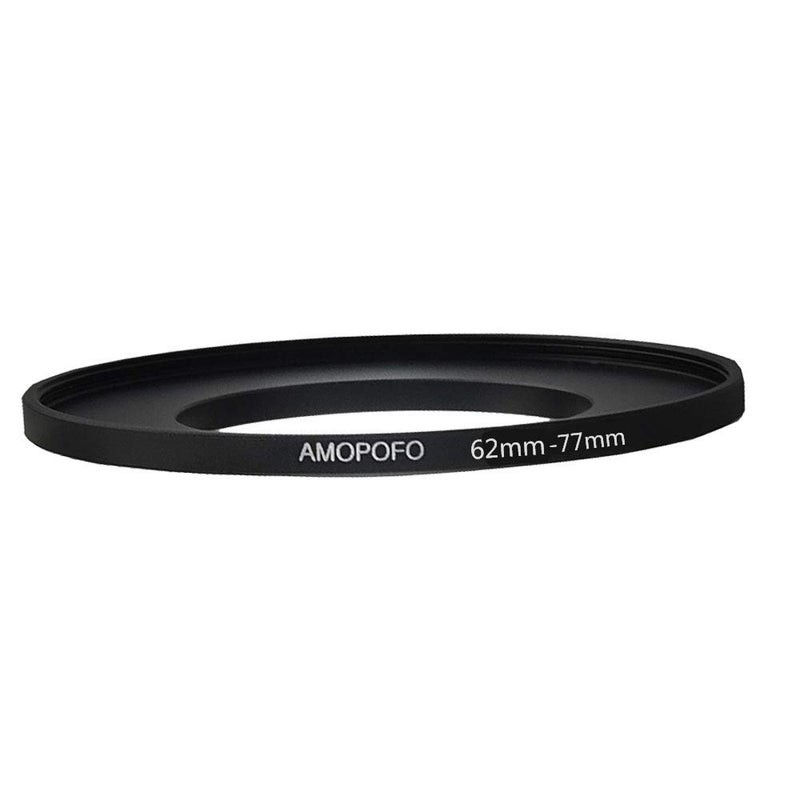 Amopofo 62 to 77mm Metal Ring/62mm to 77mm Step Up Ring Filter Adapter for UV,ND,CPL,Metal Step Up Ring,Compatible with All 62mm Camera Lenses & 77mm Accessories - Image 3